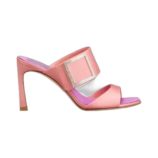 Roger Vivier Trompette Satin Mules