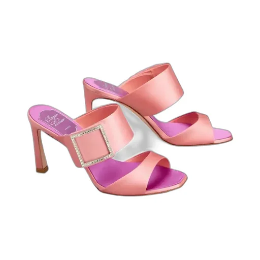 Roger Vivier Trompette Satin Mules