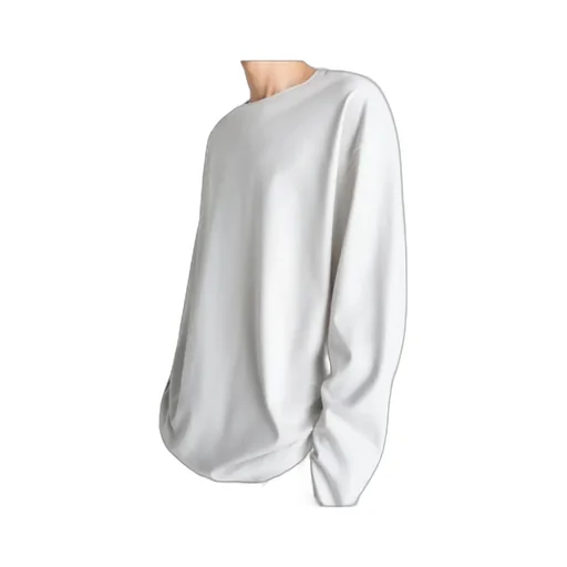 Lemairelong-Sleeved T-Shirt In Cotton Silk Interlock