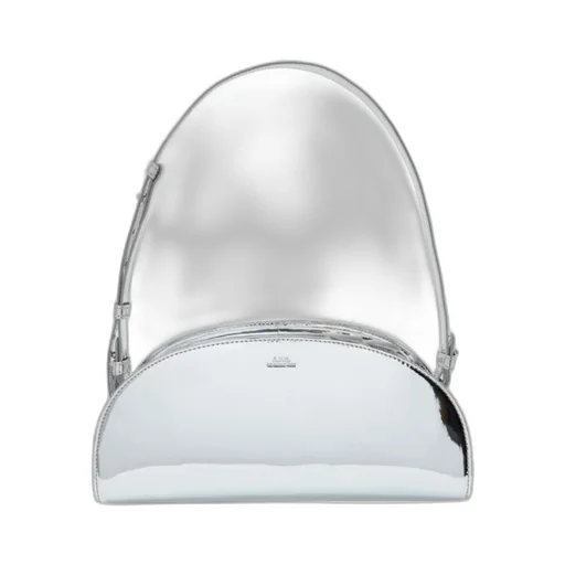 A.P.C. Demi-Lune Logo Detail Shoulder Bag