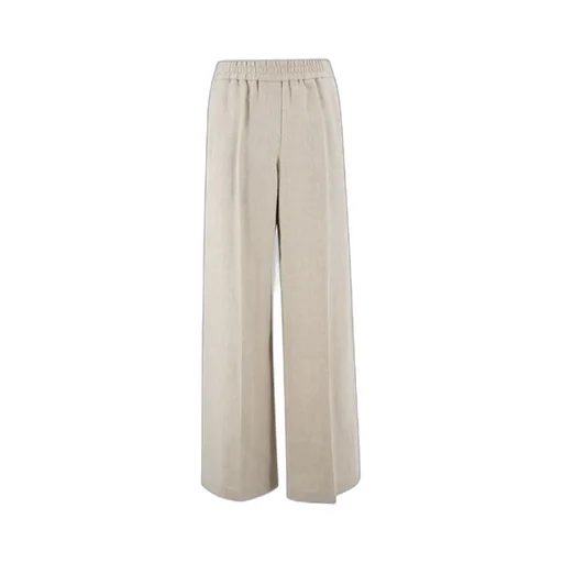 Brunello Cucinelli Herringbone Pleated Trousers