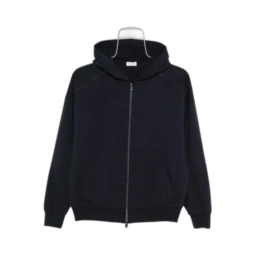 Brunello Cucinelli Monili-Embellished Zipped Hoodie