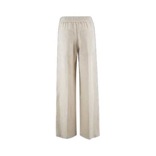 Brunello Cucinelli Herringbone Pleated Trousers