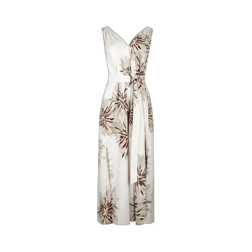Floral Belted Midi Dress
