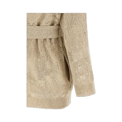 Brunello Cucinelli Crochet Belted Cardigan