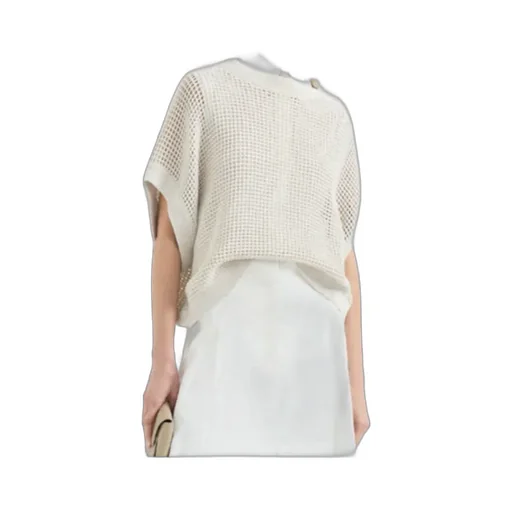 Brunello Cucinelli Knitted Embellished Jumper