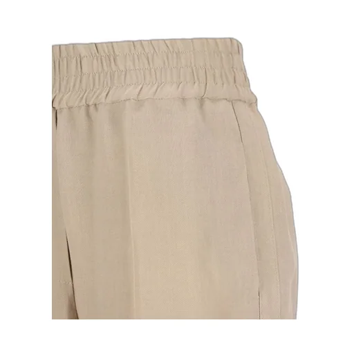 Brunello Cucinelli Fluid Twill Baggy Pull-On Trousers