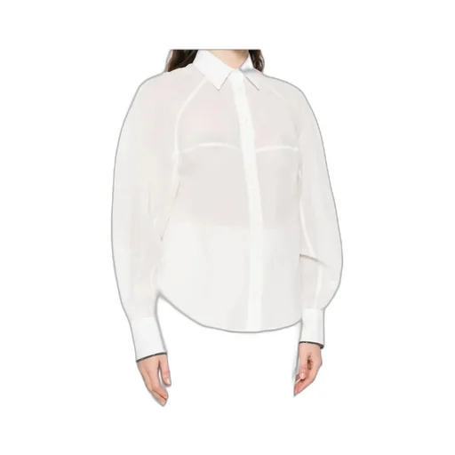 Sheer Long-Sleeve Shirt