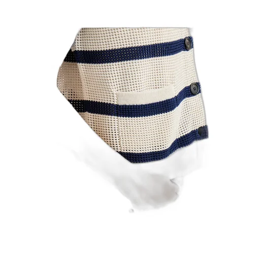 Brunello Cucinelli Net Striped Cardigan
