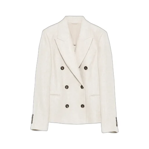Brunello Cucinelli Collared Button-Up Jacket