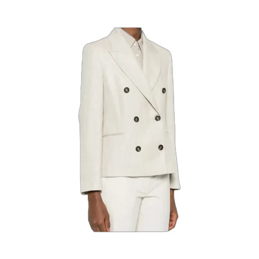 Brunello Cucinelli Collared Button-Up Jacket