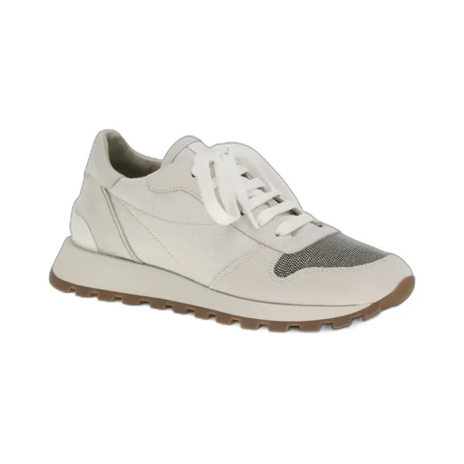 Brunello Cucinelli Monile Detailed Low-Top Sneakers
