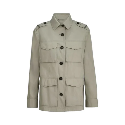 Button Flap-Pocket Jacket