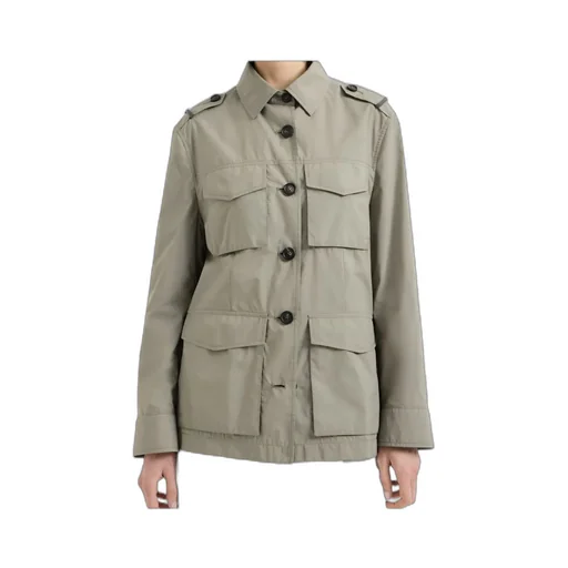 Button Flap-Pocket Jacket