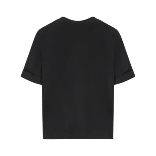 Brunello Cucinelli Shiny Trims Jersey T-Shirt