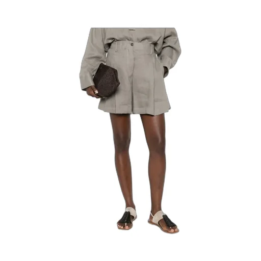 Brunello Cucinelli Double Pleated Shorts