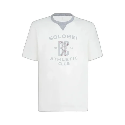 Brunello Cucinelli Graphic Printed Crewneck T-Shirt