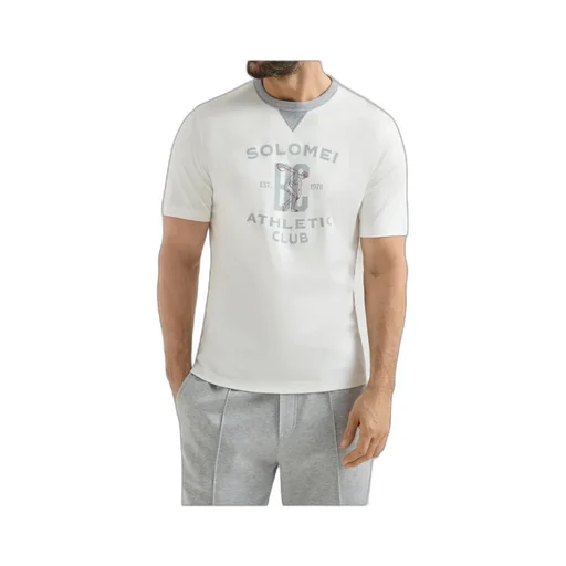 Brunello Cucinelli Graphic Printed Crewneck T-Shirt