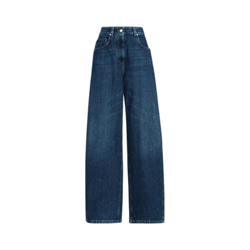 Brunello Cucinelli Mid-Waisted Wide-Leg Jeans