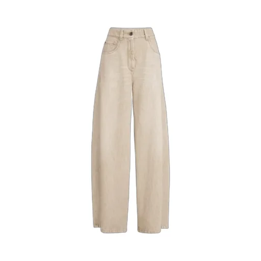 Brunello Cucinelli Mid-Waisted Wide-Leg Jeans