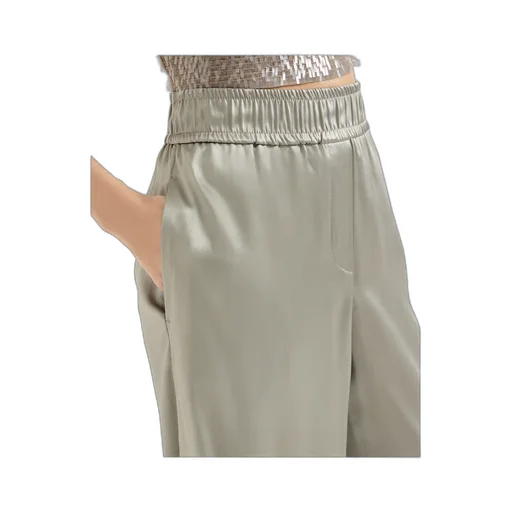 Elastic-Waistband Palazzo Pants