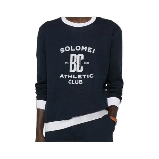 Brunello Cucinelli Graphic Printed Glittered Sweatshirt