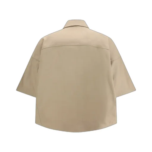 Brunello Cucinelli Collared Short-Sleeve Shirt