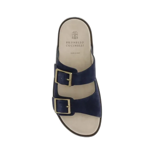 Brunello Cucinelli Double Buckled Strapped Sandals