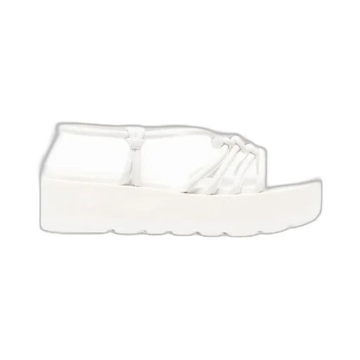 Round-Toe Platform Sandals