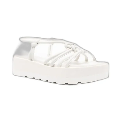 Round-Toe Platform Sandals