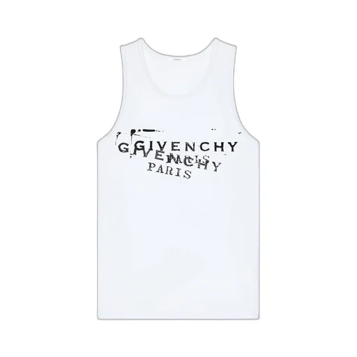 Givenchy Logo Stamp Printed Tank Top