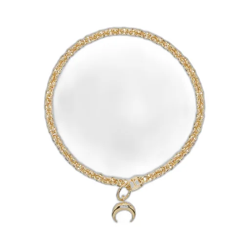 Moon Woven Chain Necklace