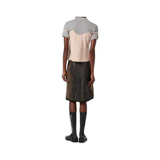 Miu Miu Marocain Crepe Top