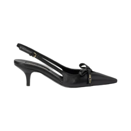 Miu Miu Pointed-Toe Slingback Pumps