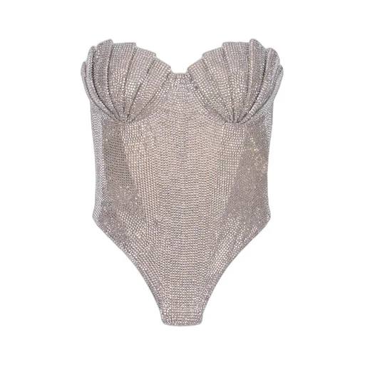 Giuseppe Di Morabito Rhinestone Bustier Top