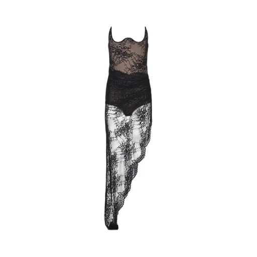 Giuseppe Di Morabito Asymmetrical Lace Dress