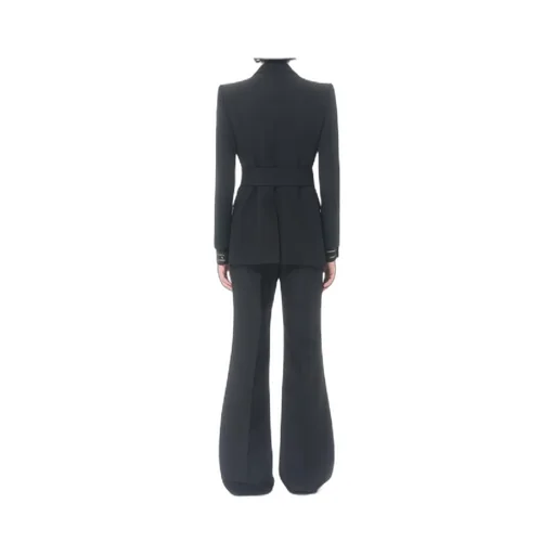 Embroidered Belt Jacket