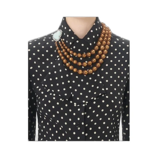 Valentino Polka Dot Printed Button-Up Shirt