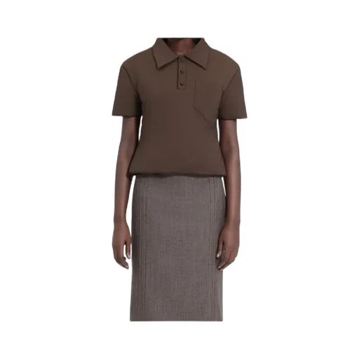 Padded Polo Top