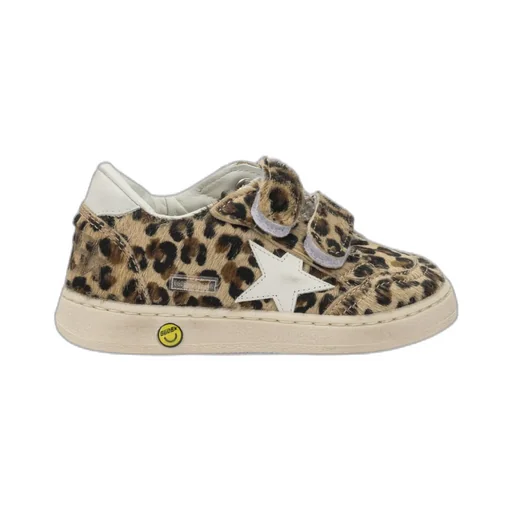 Golden Goose Kids Leopard-Pattern Sneakers
