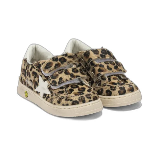 Golden Goose Kids Leopard-Pattern Sneakers