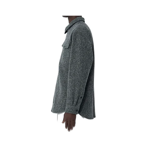 Dries Van Noten Herringbone Zip-Up Jacket