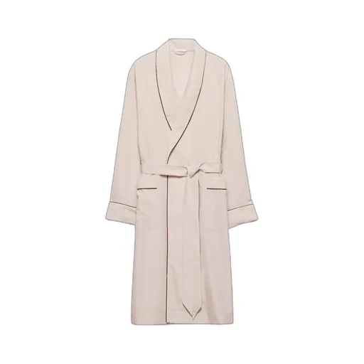 Cotton Blend Robe Coat
