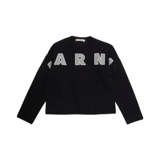Embroidered-Logo Long-Sleeves T-Shirt