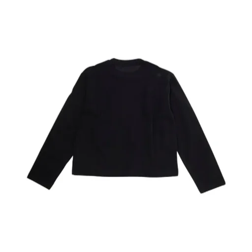 Embroidered-Logo Long-Sleeves T-Shirt