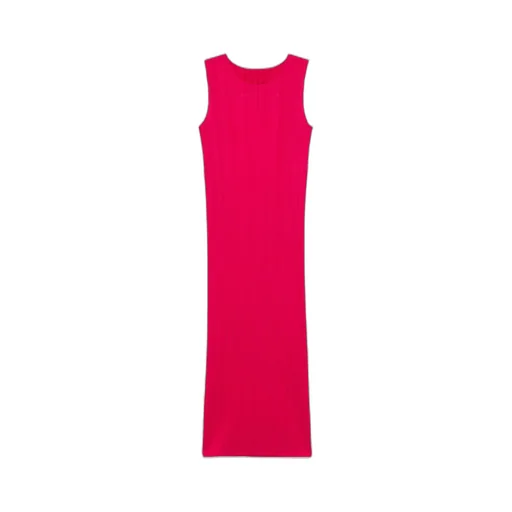 Crew-Neck Midi Dress