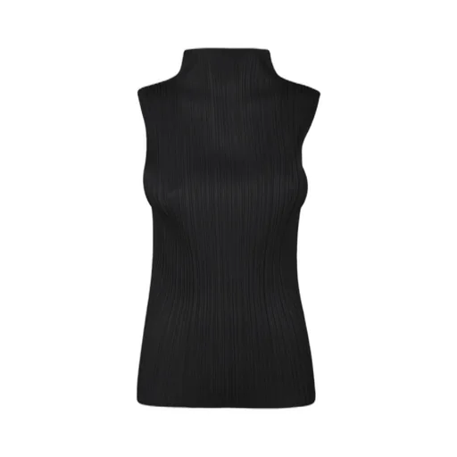 Pleats Please Issey Miyake Pleated Sleeveless Top