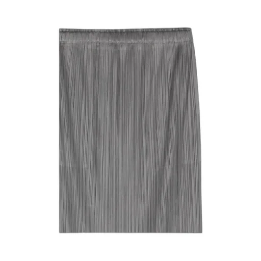 Pleats Please Issey Miyake Pleated Midi Skirt