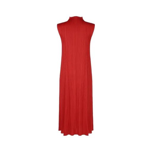 Pleats Please Issey Miyake Pleated Midi Dress