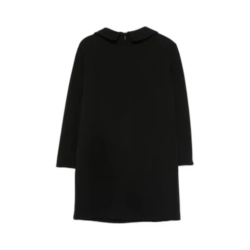 Il Gufo Bow-Detailed Long-Sleeved Dress